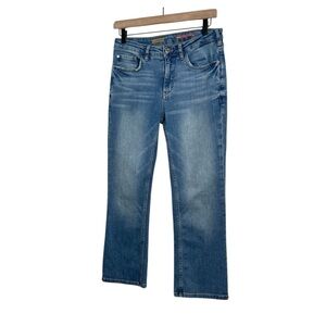 Pilcro for Anthropologie Slim Boot Cut Crop Jeans Sz 27
Medium Wash